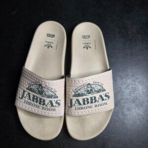 Adidas x Disney Star Wars Adilette Jabba The Hutt Throne Room Sandal Sz 8 Used